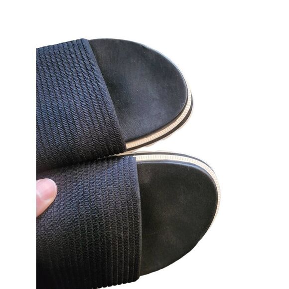 Sorel Sandals Women's 9 Black Roaming Easy Slide Platform Comfort - Picture 4 of 6